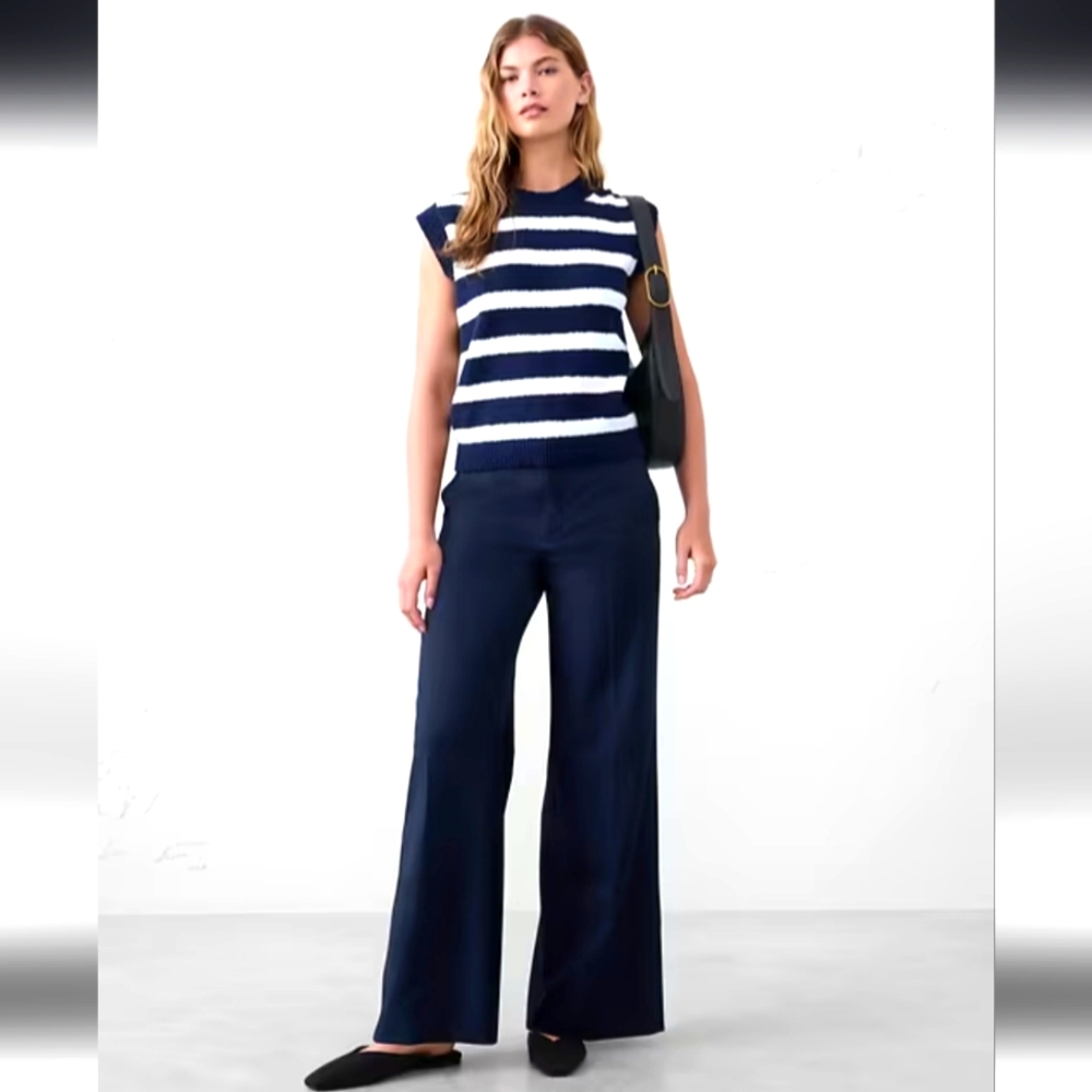 Banana Republic Sculpted Wide Leg Trouser